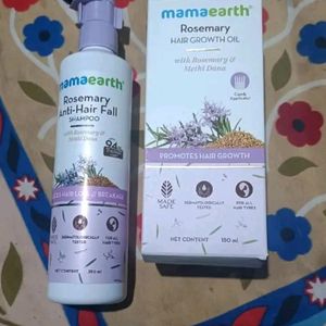 💥🎀 Mamaearth Hair Oil& Shampoo🎀💥