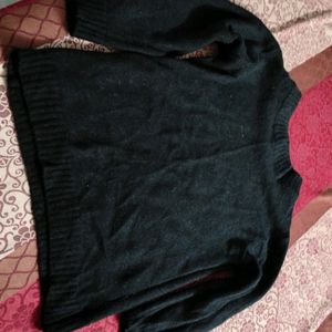 Black Woollen Top