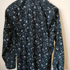 Black Printed Used Shirt