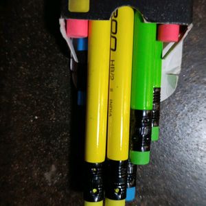 DOMS Neon Eraser Tipped  Graphite Pencil