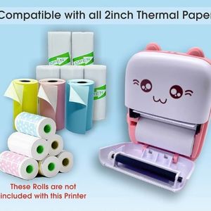 Mini Cute Aesthetic Printer ( No Ink Required ! )