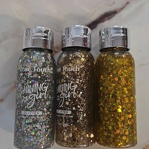 Hair Face Body Glitter Gel