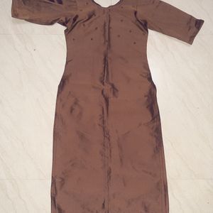 Brown Kurta