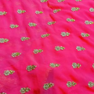 Heavy Work Saree For Unstitched Blouse