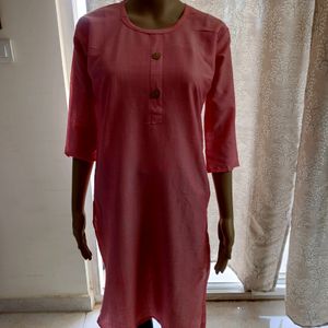 Pink And Green Kurti