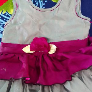 Baby Girl Top Skirt 2 Frock Combo