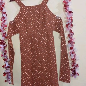 Branded Flawless Brown One Piece For Girls