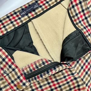 M&S Plaid Trouser