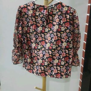 Floral Cute Top