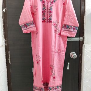 New Unused Pure Cotton Pakistani Embroidery Suit