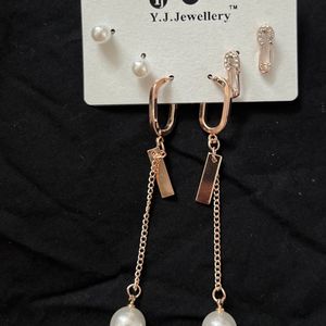 Trending Safety Pin Earrings Combo