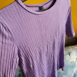 Lavender Top plus free scarf