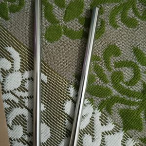 Set Of 2 Metal Straws