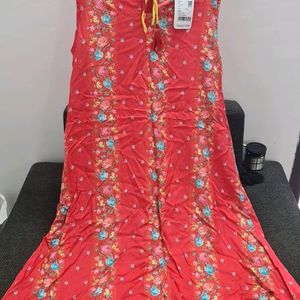 SRISHTI Floral Print A-Line Kurta