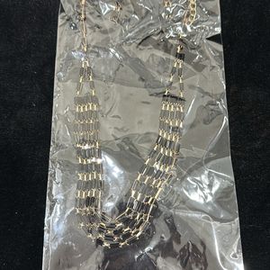 Black gold chain