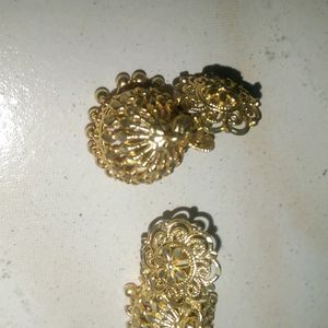 Gold Covering Earring