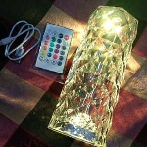 Diamond Crystal Lamp With Touch Sensor And Remote