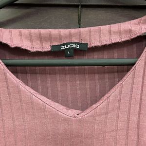 Peach V Nice Top From Zudio