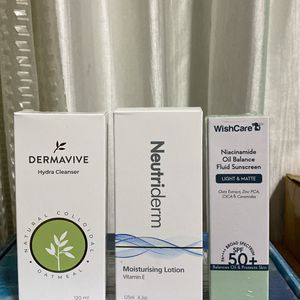 Cleanser Moisturizer & Sunscreen Combo