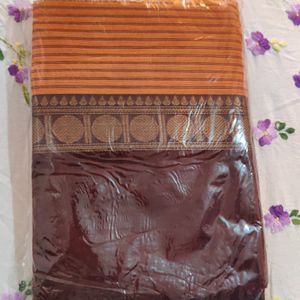 New Madurai Cotton Saree With Tag