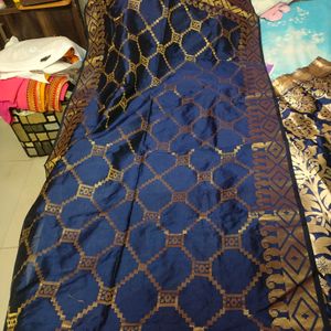 Blue Lahanga Dupatta