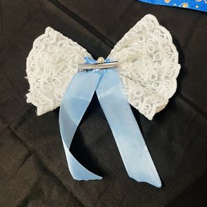 Blue ribbon bow 🎀 🧿❤️