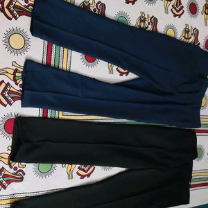 New Giovani Trousers- Black And Blue(Set Of 2)