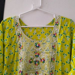 Yellow Kurti