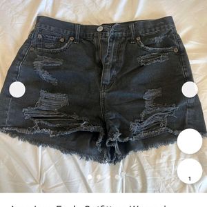 Distressed Denim Shorts For Girls