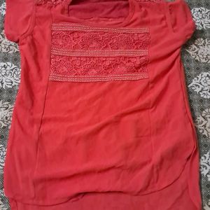 Red Colour Top