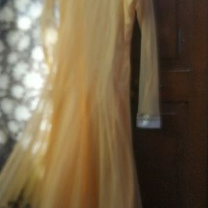 Golden Or Brown Long Kothi Gown