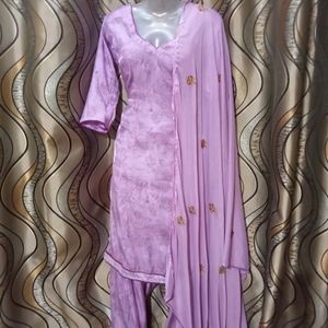 Lavender Silk Suit