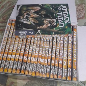 Attack On Titan Boxset Vol.1to21Manga/book 1stcopy