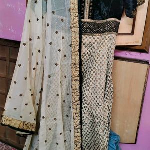 Velvet Dress With Heavy Dupatta