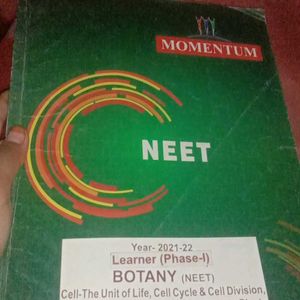 MOMENTUM All Physics Chemistry Botany Neet Book