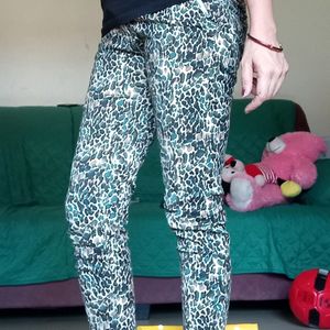 New..Panther Printed Pants..