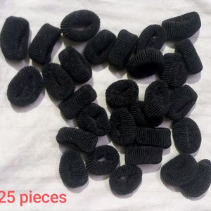 Black And Red Rubber bands (40 Pieces)