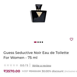 Guess Seductive Noir Perfume-75ml