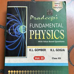 Pradeep’s Fundamental Physics VOL 1 & 2 -class XII