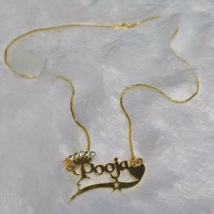 Name locket and mangalsutra write your