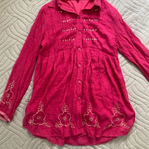 Pink Embroidery Tunics