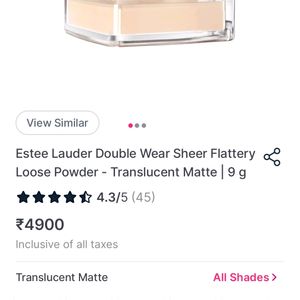 Estee Lauder Double Wear Sheer Loose Powder