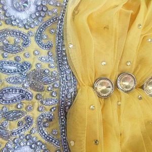 Beautiful Diamond Work Anarkali for Girls