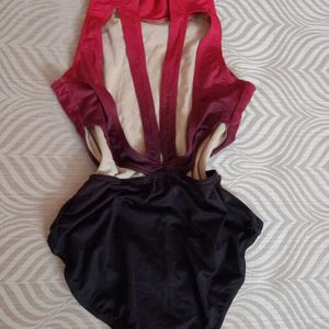 Ombre leotard/swimwear/bodysuit