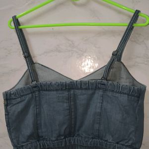 Denim Crop Top