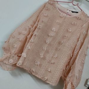 Pink Netted Top