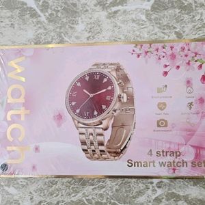 Gen 9 Watch With 3 Extra Strap For Ladies