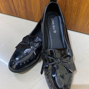 Black Bow Loafers🖤