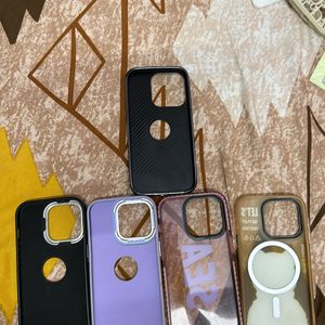 Combo Of Iphone 14 And 15 Pro Covers