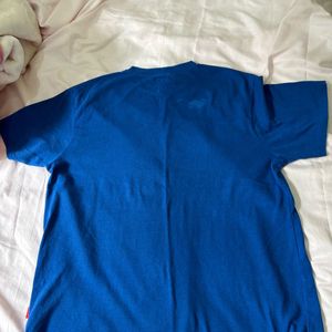 blue oversized tshirt